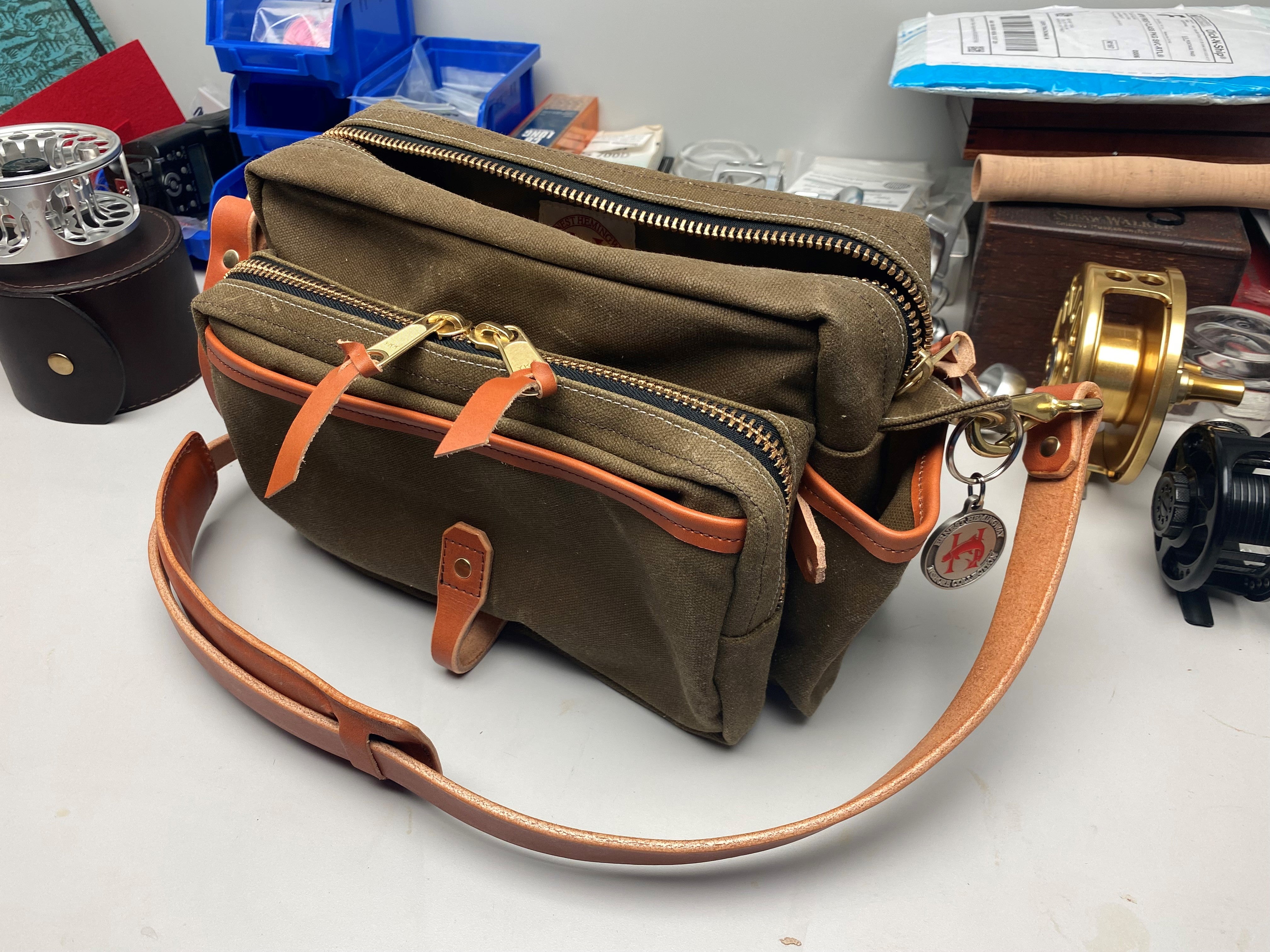 Fishing Satchel with fly wallet
